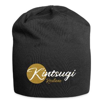 Kintsugi Vers01 white - Jersey-Beanie - Schwarz - Vorne