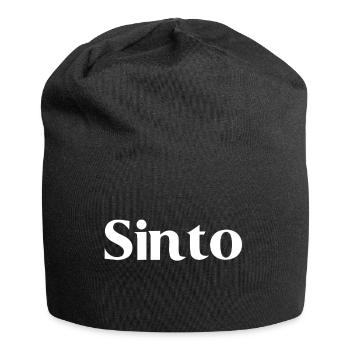 Sinto - White Font - Jersey Beanie - black - Front