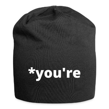 *You're - Jersey Beanie - black - Front