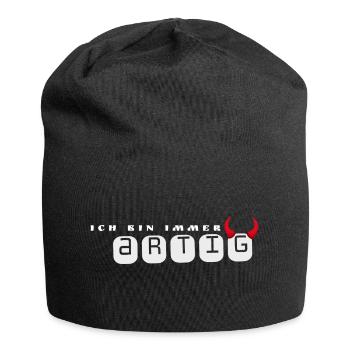 I am kind - Jersey Beanie - black - Front