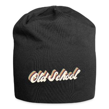 old school vintage - Bonnet en jersey - noir - Devant