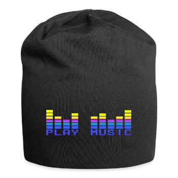 play music 1 - Bonnet en jersey - noir - Devant