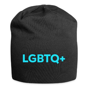 LGBTQ+ - Jersey-Beanie - Schwarz - Vorne