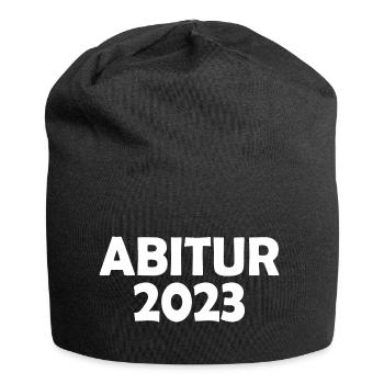 Abitur 2023 - Jersey-Beanie - Schwarz - Vorne