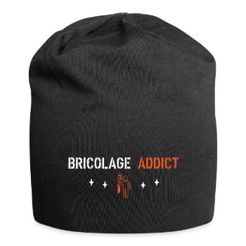 DIY addict - Jersey Beanie - black - Front