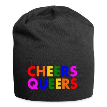 Cheers queers - Jersey-Beanie - Schwarz - Vorne