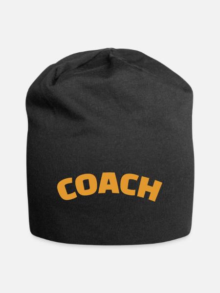 Coach - The best Coach - Der beste Trainer - Jersey-Beanie - Schwarz