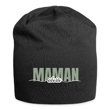 Mommy Darling - Mom Gift - Jersey Beanie - black - Front