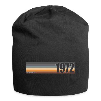 Established 1972 Classic original birthday gift - Jersey Beanie - black - Front