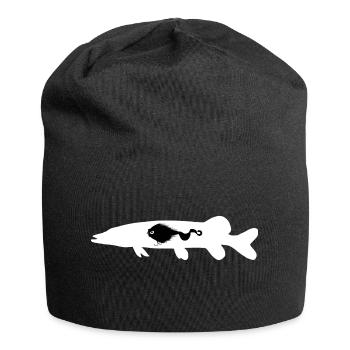 Hecht Mustache Rig - Jersey-Beanie - Schwarz - Vorne
