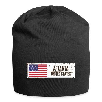 Atlanta United States Flag - Jersey Beanie - black - Front