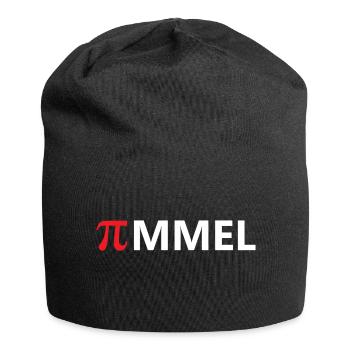Einfach nur Pimmel rot - Jersey-Beanie - Schwarz - Vorne