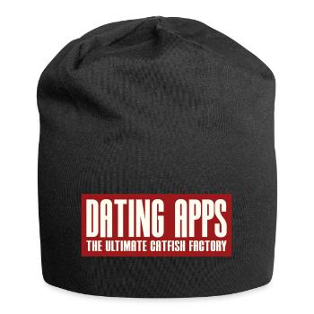 DATING APPS - THE ULTIMATE CATFISH FACTORY - Jersey Beanie - black - Front
