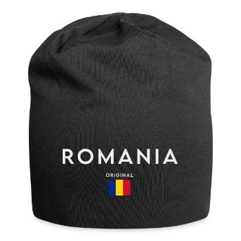 Romanian flag, Romanian pride - Jersey Beanie - black - Front