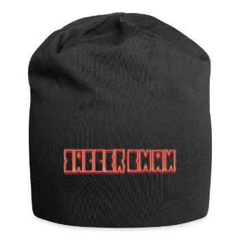 JaggerChan Lettrage Dick rouge - Bonnet en jersey - noir - Devant