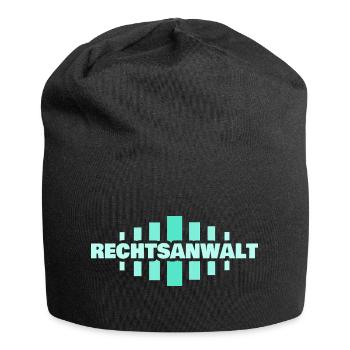 Rechtsanwalt als Beruf - Jersey-Beanie - Schwarz - Vorne