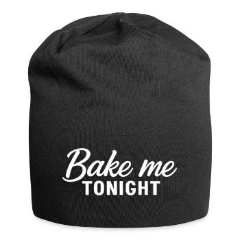 Bake Me Tonight - Jersey Beanie - black - Front