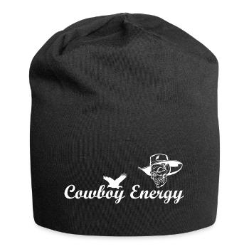 Cowboy_Energy_Design - Bonnet en jersey - noir - Devant