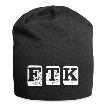 FTK - Jersey Beanie - black - Front