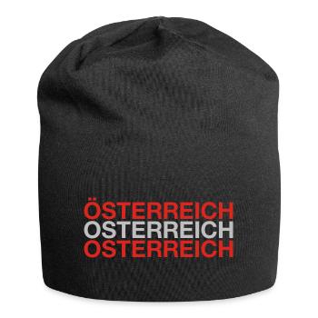 AUSTRIA Austria Flag - Jersey Beanie - black - Front