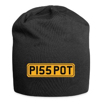 Piss Pot - Jersey-Beanie - Schwarz - Vorne