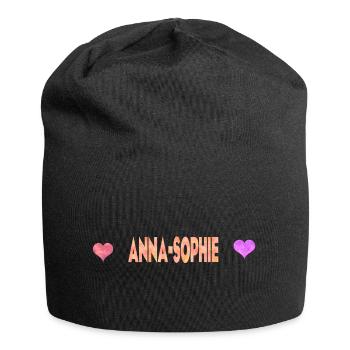 Anna-Sophie - Jersey Beanie - black - Front