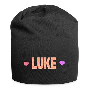 Luke - Jersey-Beanie - Schwarz - Vorne