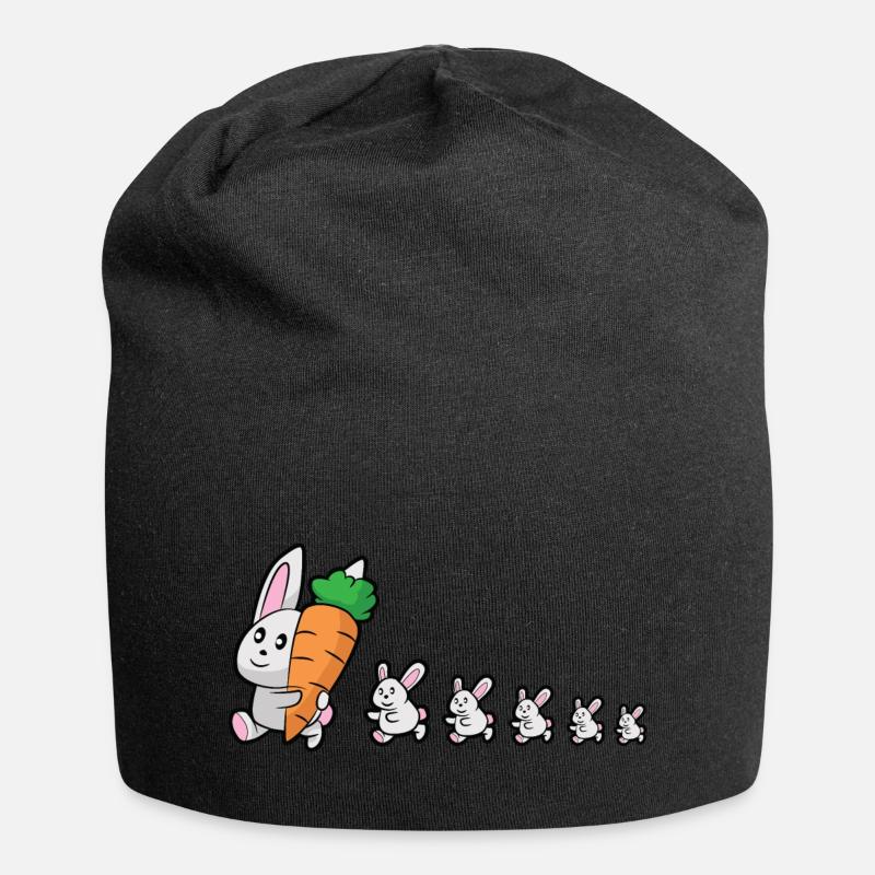 Rabbits - Jersey Beanie - black