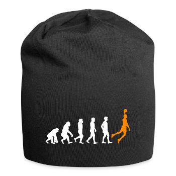 Basketball evolution basketball player gift - Jersey Beanie - black - Front