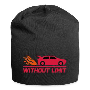 Sans limite (voiture de sport) - Bonnet en jersey - noir - Devant