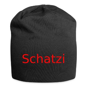 Schatzi ror - Jersey-Beanie - Schwarz - Vorne
