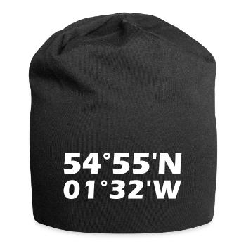 Washington (Tyne and Wear) Koordinaten - Jersey-Beanie - Schwarz - Vorne