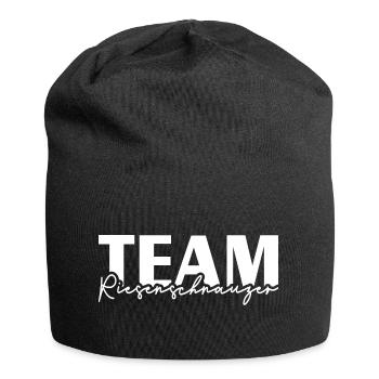 TEAM Riesenschnauzer Hunde Hund Wilsigns IGP - Jersey-Beanie - Schwarz - Vorne