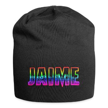 Jaime RS Arc-en-ciel - Bonnet en jersey - noir - Devant