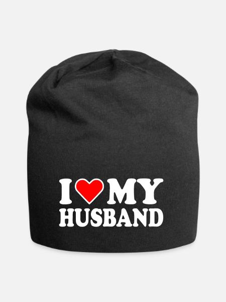 I love my husband - Jersey-Beanie - sort