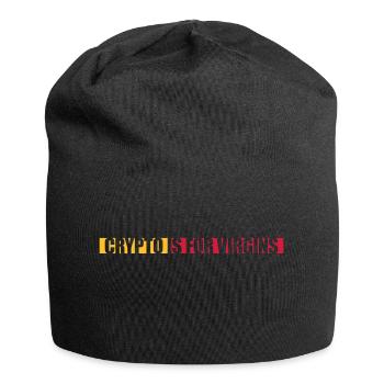 crypto is for virgins - Jersey Beanie - black - Front