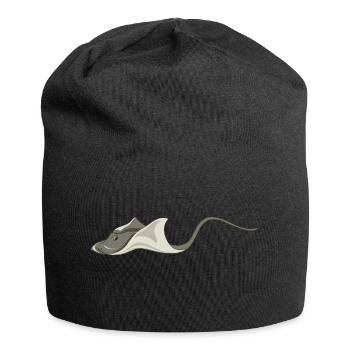 Meerestiere - Jersey-Beanie - Schwarz - Vorne