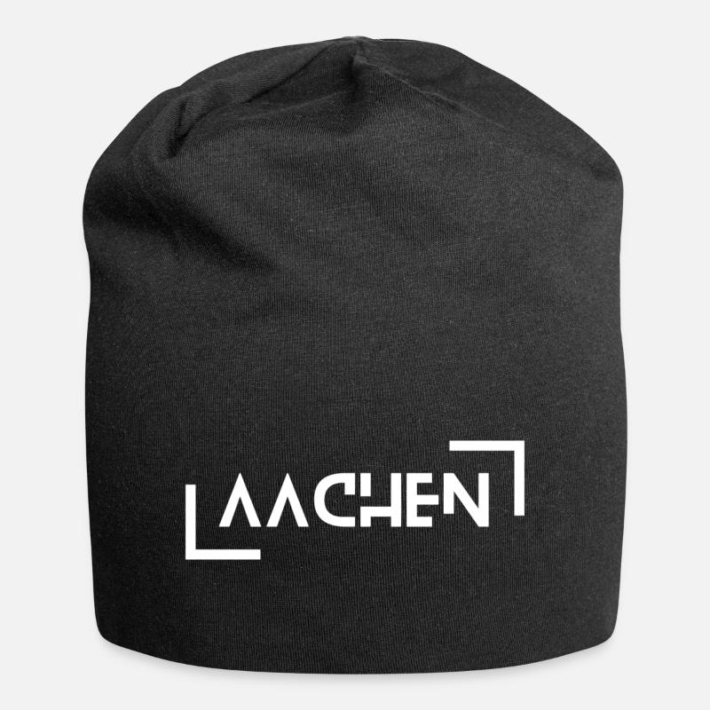 Aachen - Jersey-Beanie - Schwarz