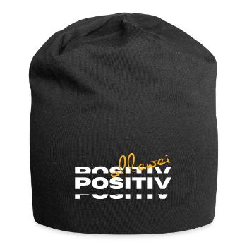 Ollewei positive - always positive - Jersey Beanie - black - Front