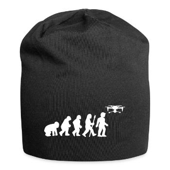 Drohnenpilot Evolution Quadrocopter - Jersey-Beanie - Schwarz - Vorne