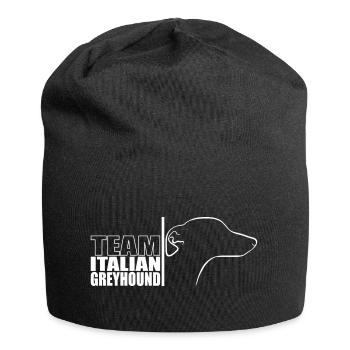 TEAM Lévrier Italien Chien Chien Wilsigns - Bonnet en jersey - noir - Devant