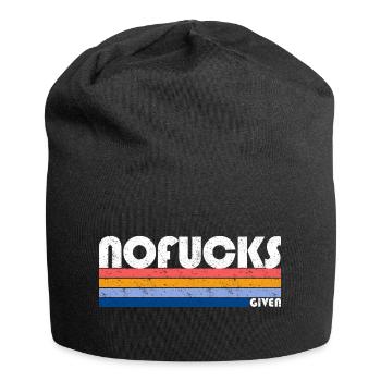 Conception de t-shirt rétro dégradé arc-en-ciel - Bonnet en jersey - noir - Devant