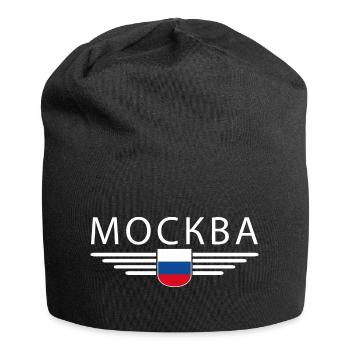 T-Shirt Moscou – Métropole de l’Elégance - Bonnet en jersey - noir - Devant