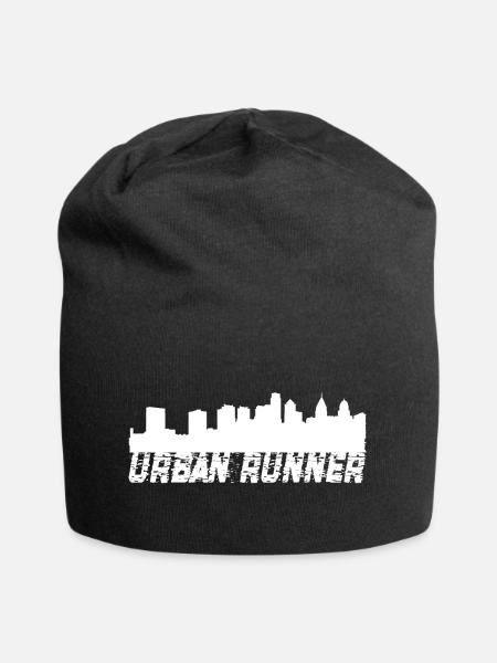 Runner - Jersey-Beanie - Schwarz