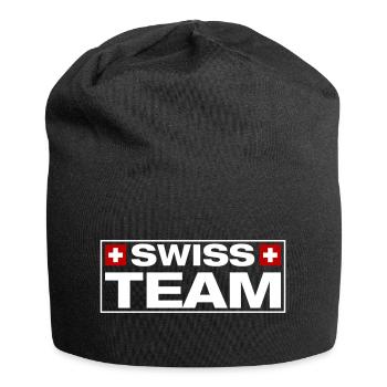 Team Swiss Schweiz - Jersey-Beanie - Schwarz - Vorne