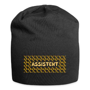Job Assistent - Jersey-Beanie - Schwarz - Vorne