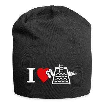 Lifeguards Love Lifeguard Swimmers - Jersey Beanie - black - Front