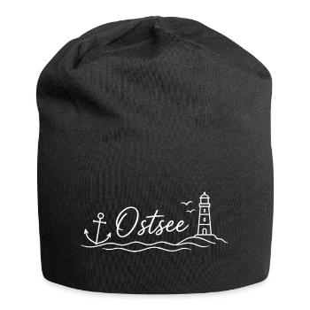 Ostsee - Jersey-Beanie - Schwarz - Vorne