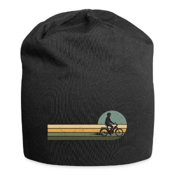 Mobylette Mobylette Conducteur Mobylette Mobylette - Bonnet en jersey - noir - Devant