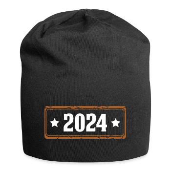 2024 year - Jersey Beanie - black - Front